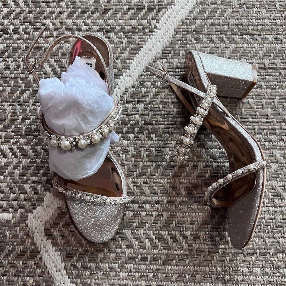 Badgley Mischka Natasha heel sz 8 - Picture 2 of 10